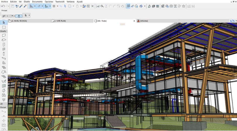 Casa Magayon MEP system modeled with Graphisoft MEP Modeler