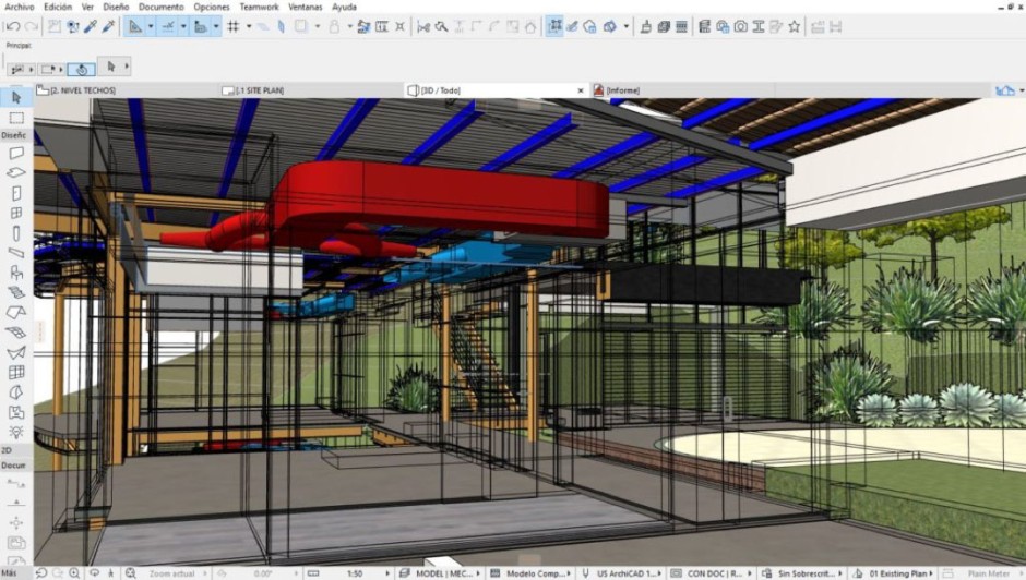 Casa Magayon MEP system modeled with Graphisoft MEP Modeler
