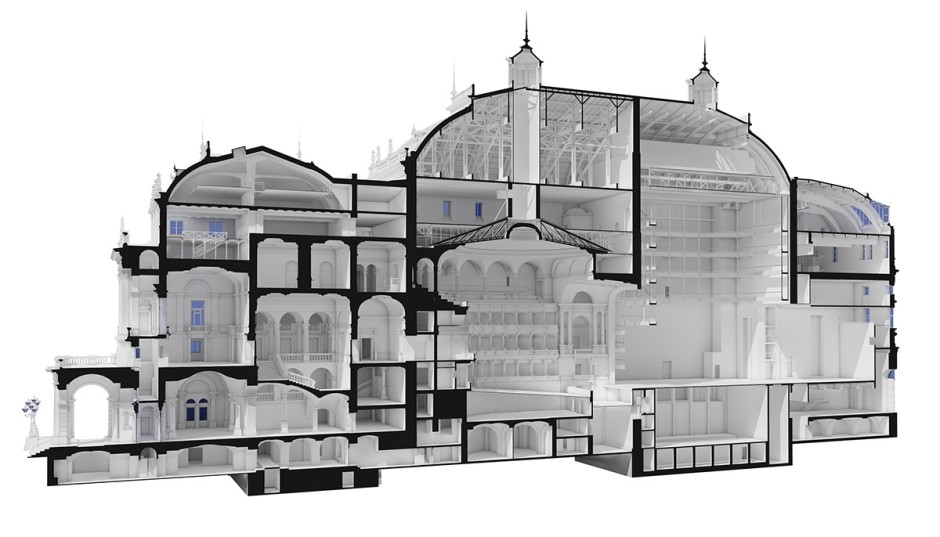 The final Archicad model in section view | ©CÉH