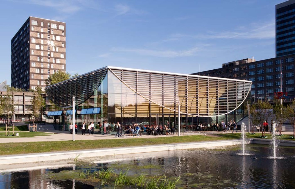 Erasmus University Rotterdam Student Center / Erasmus Paviljoen