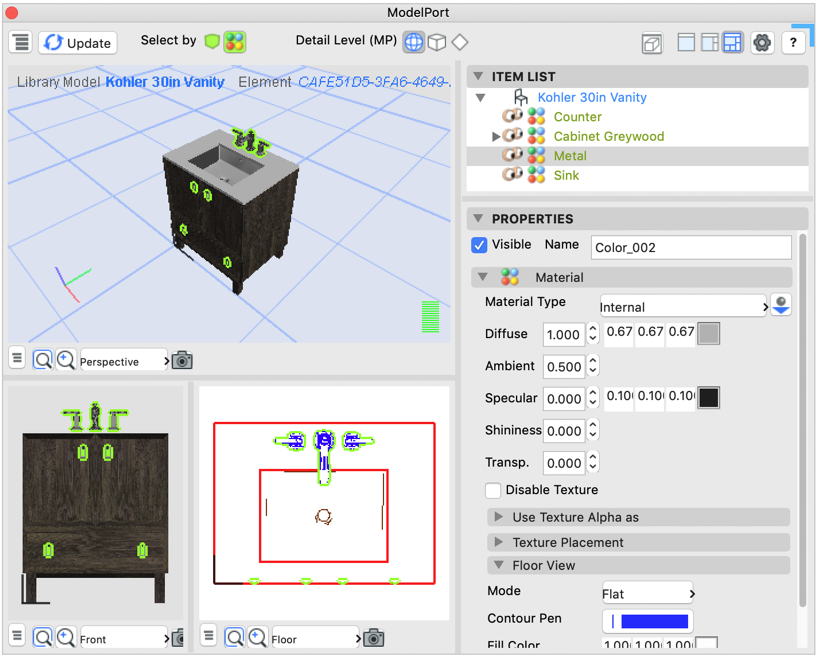 The ModelPort Editor