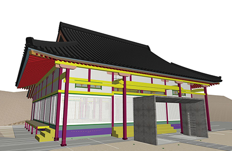 佛眼寺:入社 2 カ月で作成した 3D モデル