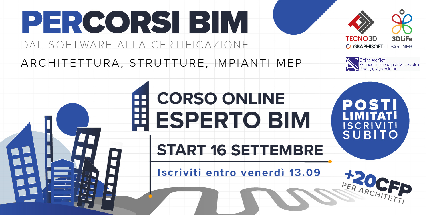 Tecno 3D e 3D LiFe | CORSO ONLINE ESPERTO BIM CON ARCHICAD