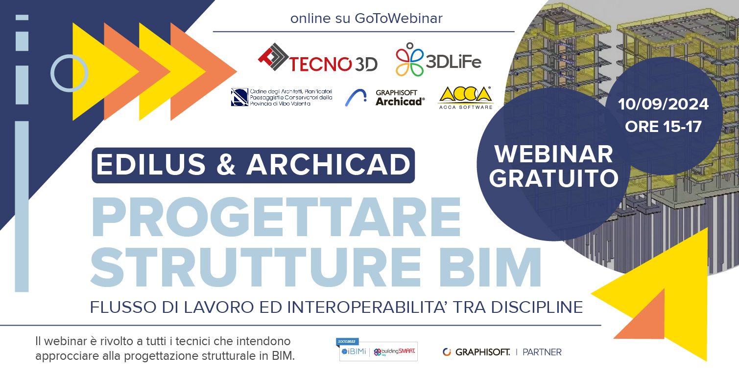 Tecno 3D e 3D LiFe | Webinar PROGETTARE STRUTTURE BIM